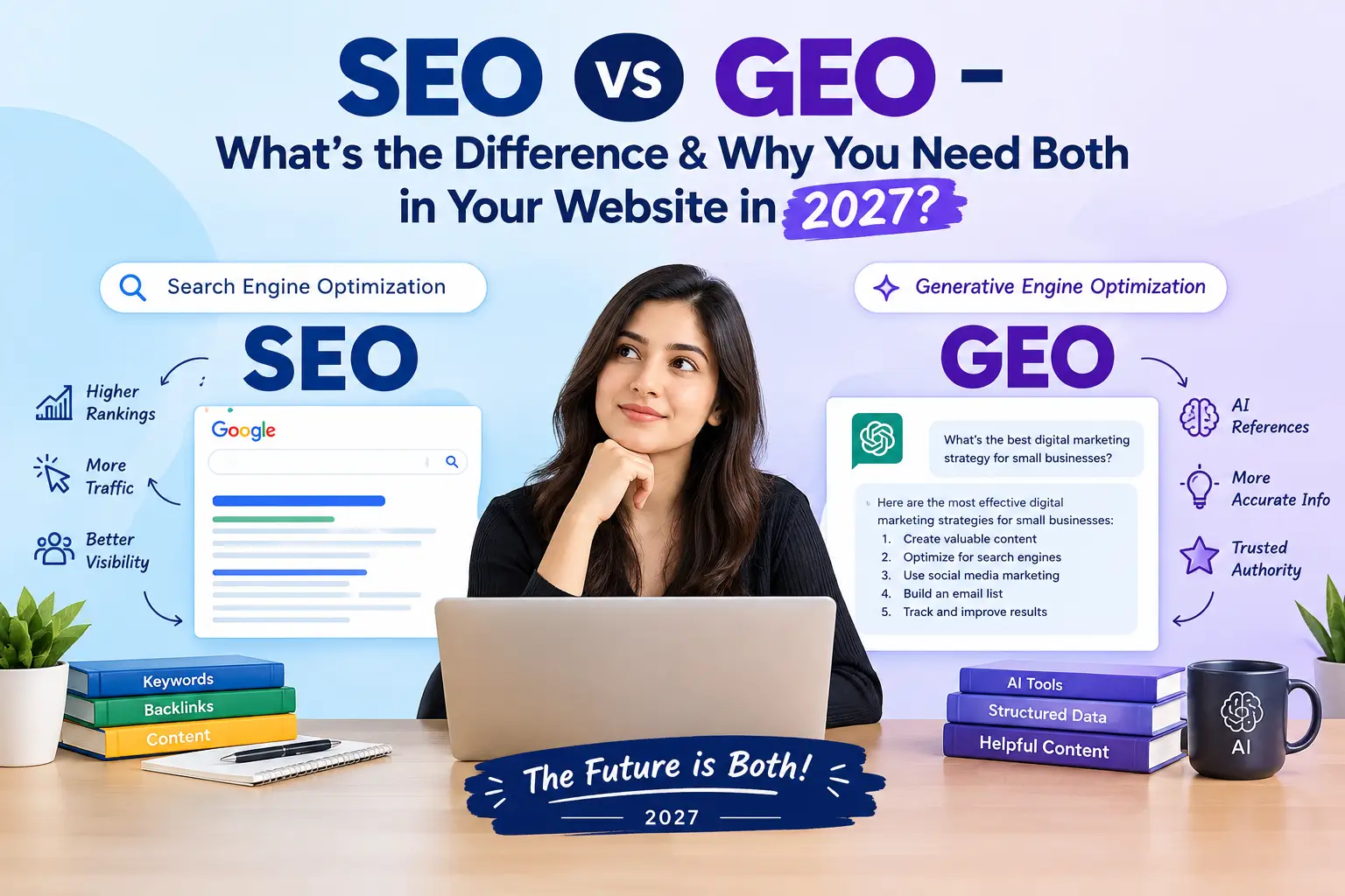 SEO vs. GEO: What’s the Difference and Why Your Website Needs Both in 2026?